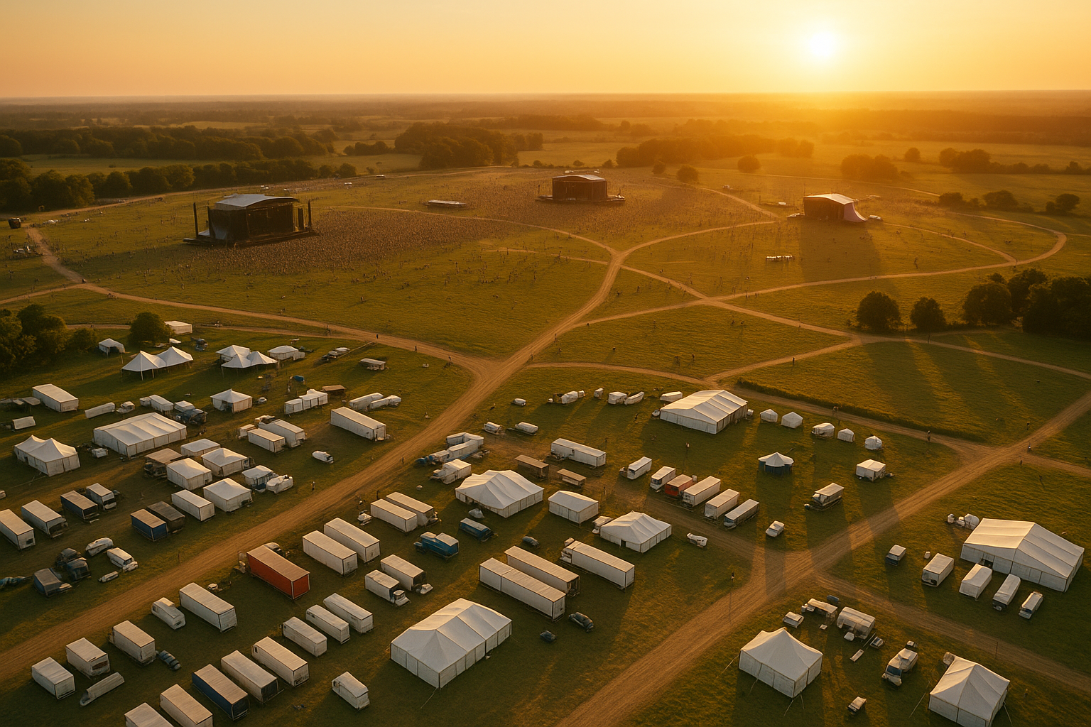 Festival aerial view
